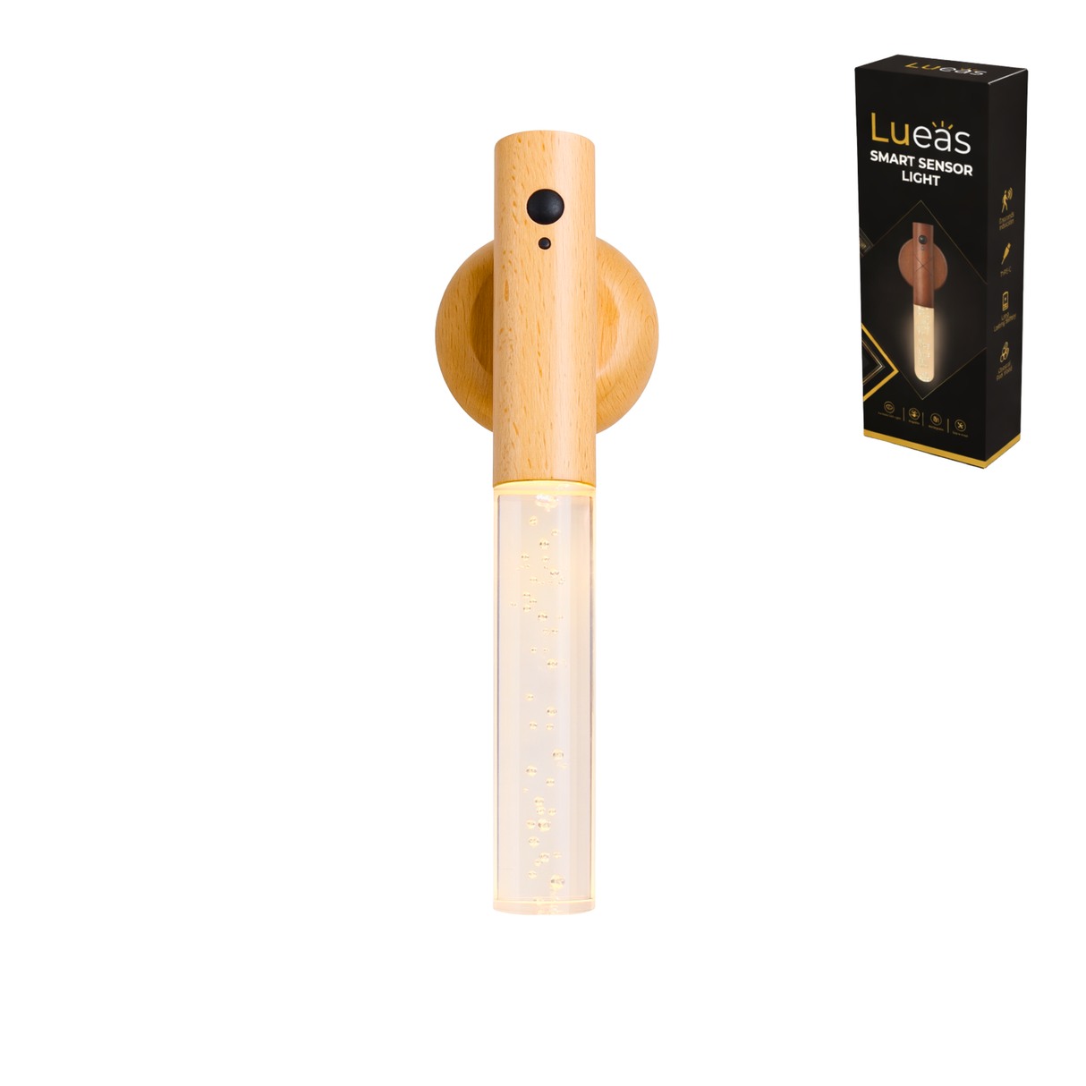 Lueas® Draadloze wandlamp met bewegingssensor