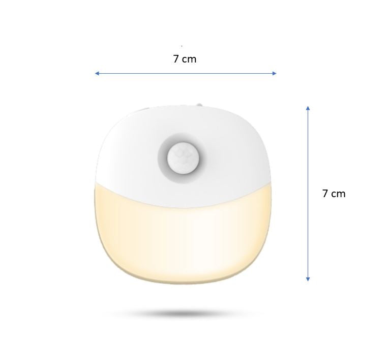 2-pack oplaadbare LED sensor nachtlampjes