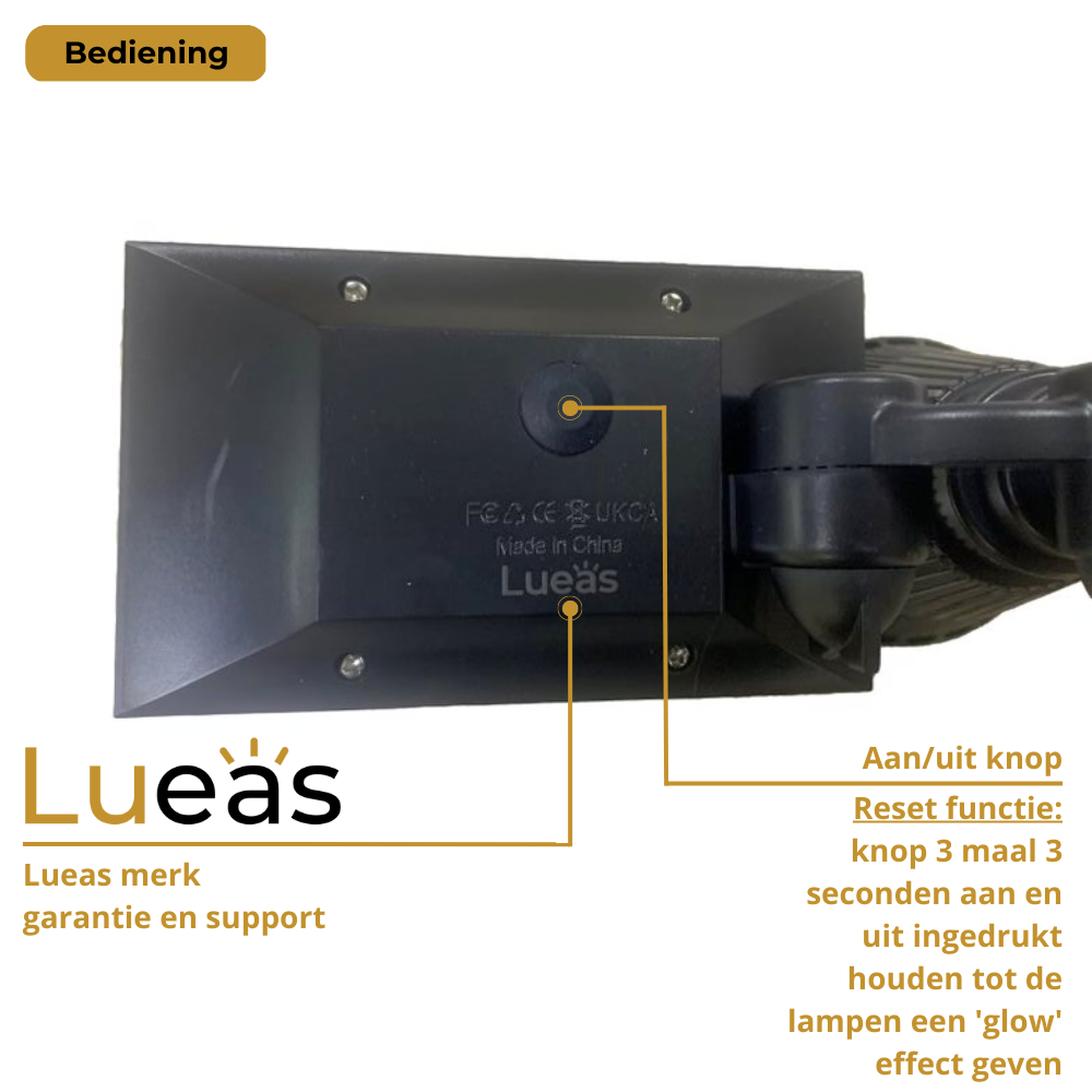 Lueas smart solar tuinverlichting RGB