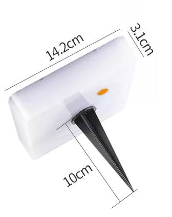 Vierkante Solar grondspot telefoonbestuurbaar - met app