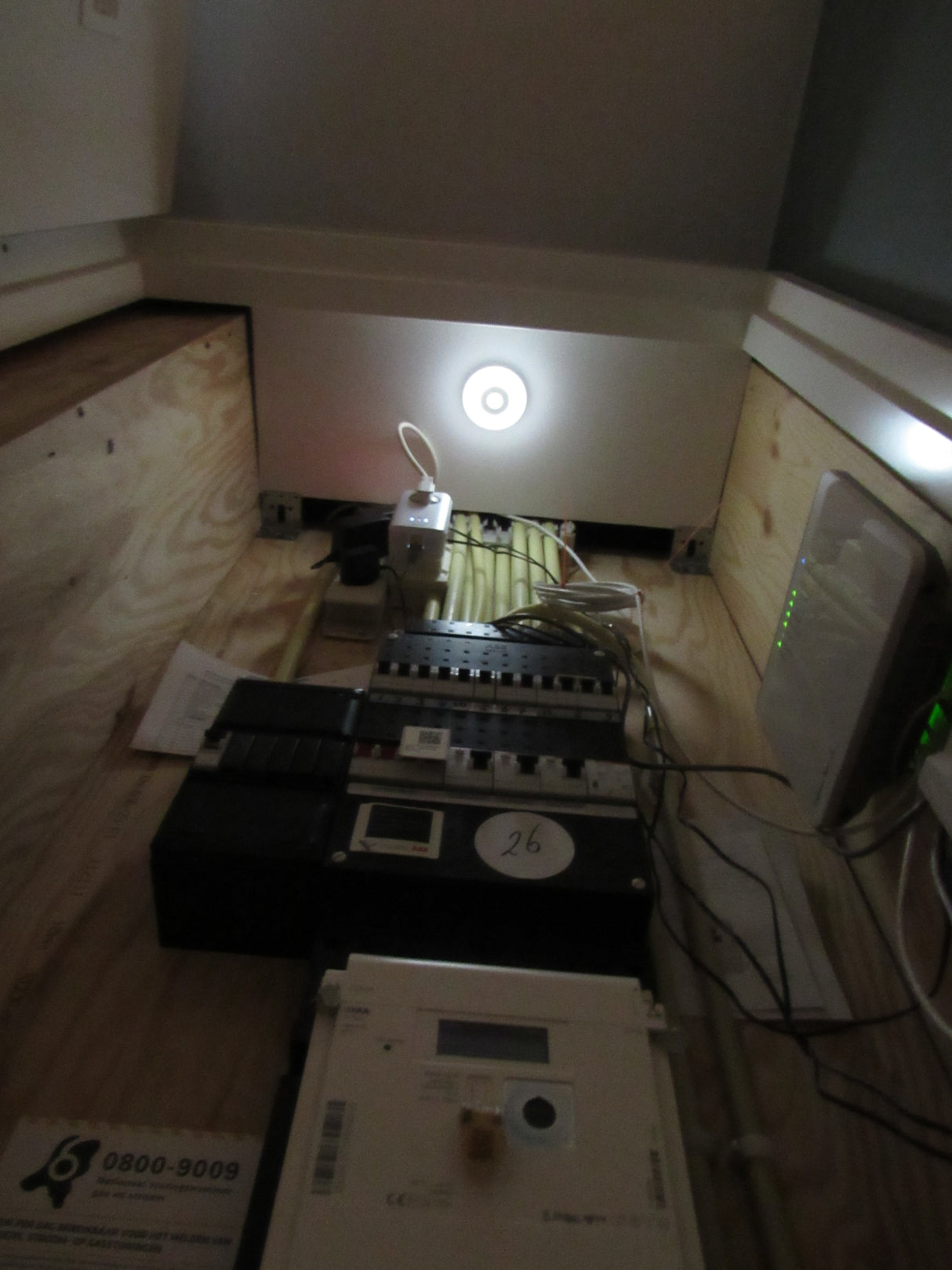 Draadloze nachtlamp met bewegingssensor