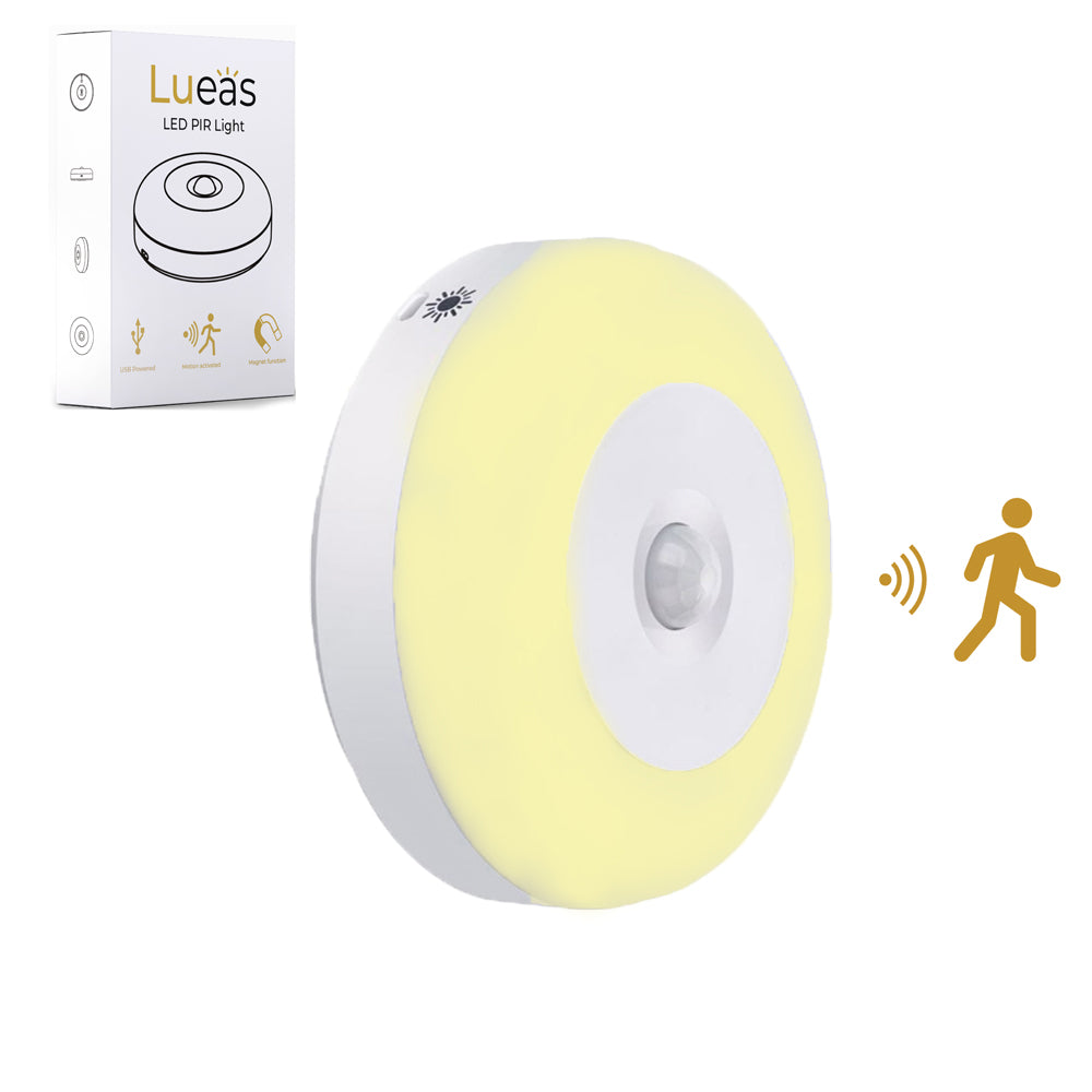 Draadloze nachtlamp met bewegingssensor