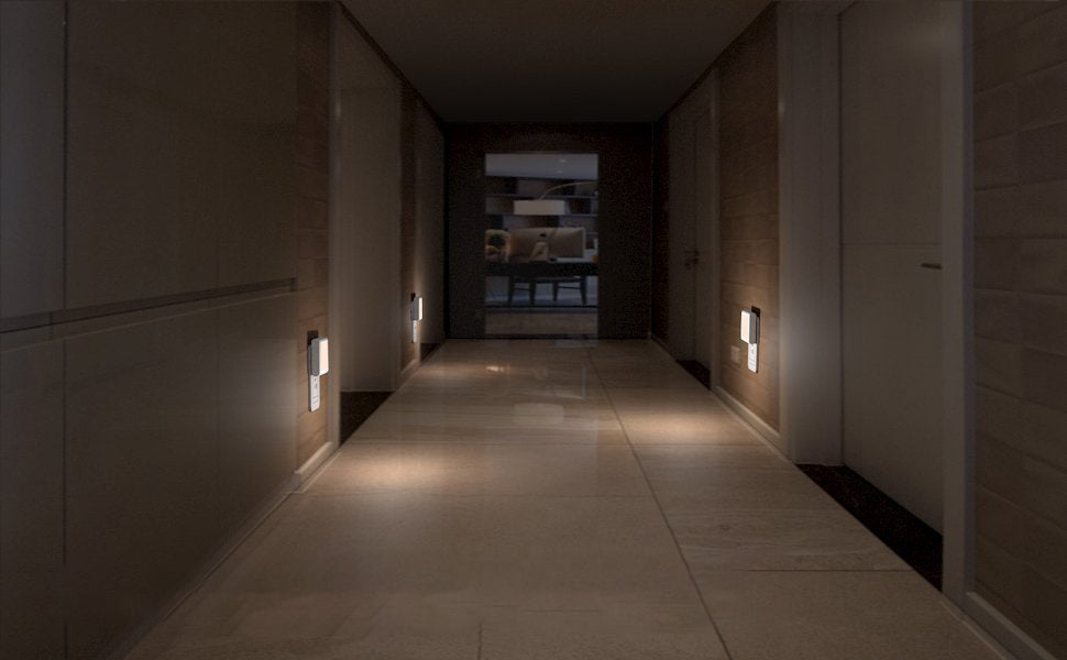 2 x LED-nachtlampje plug-in/stopcontact