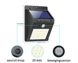 Buitenlamp solar met bewegingssensor