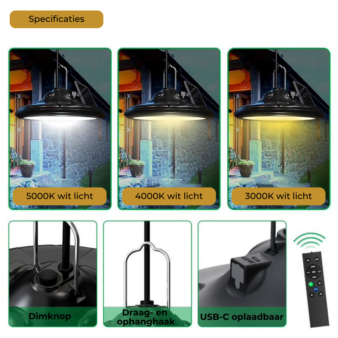 Lueas® Solar plafond lamp