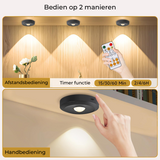 Lueas® Oplaadbare ledspotjes 3 stuks