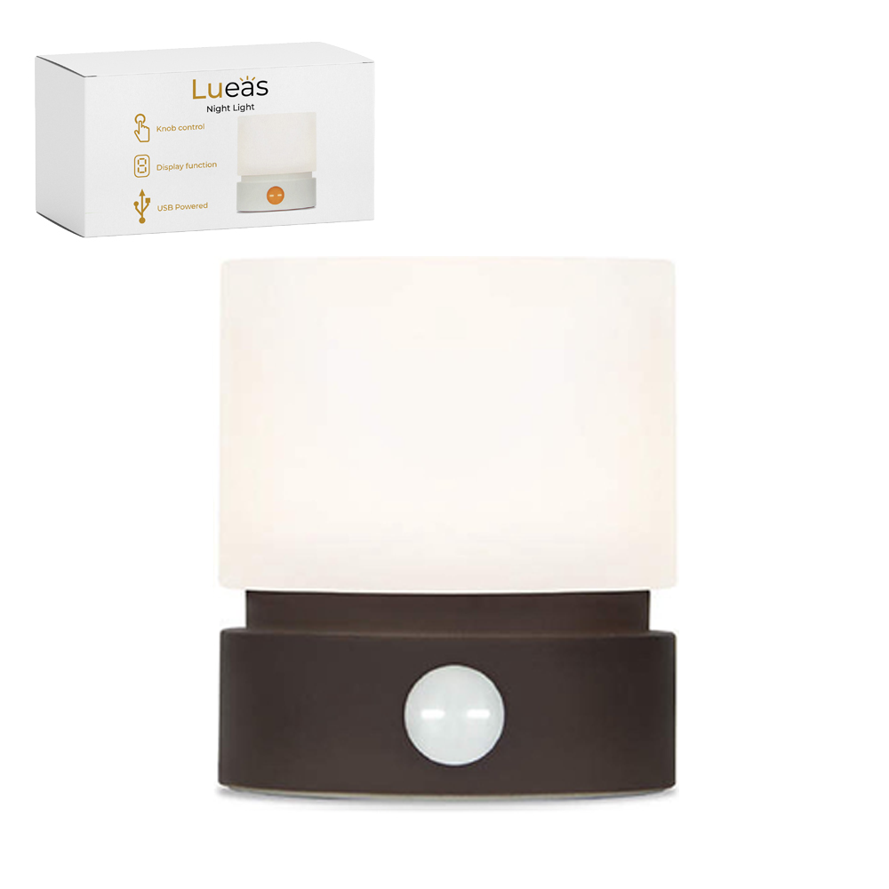 Lueas® Draadloze tafellamp met timer en dimfunctie - hout