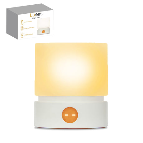 Lueas® Draadloze tafellamp met timer en dimfunctie - hout