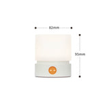 Draadloze tafellamp met timer en dimfunctie - hout