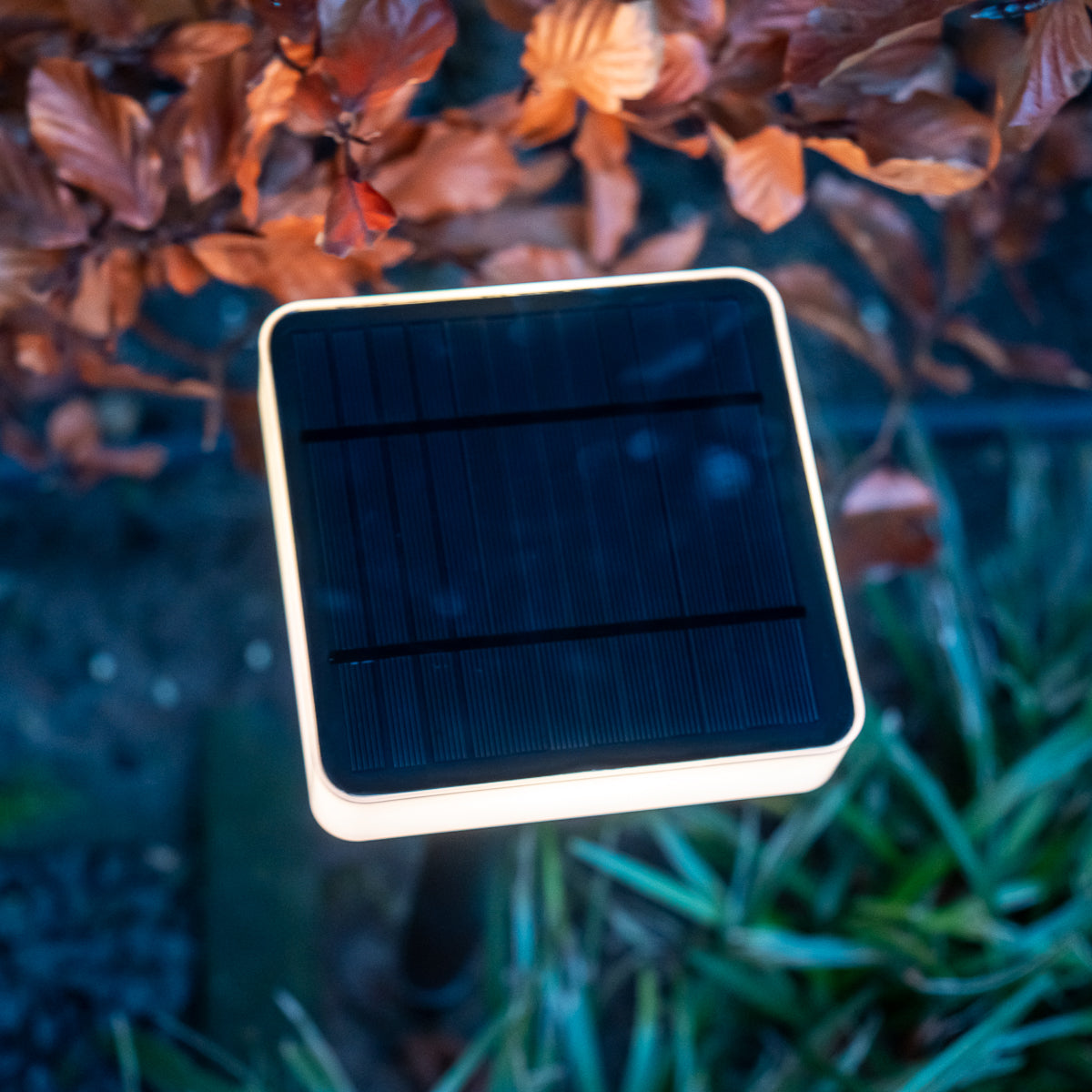 Vierkante Solar grondspot telefoonbestuurbaar - met app