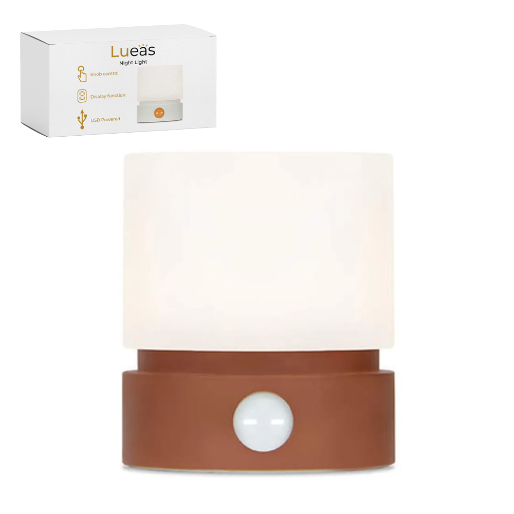 Lueas® Draadloze tafellamp met timer en dimfunctie - hout