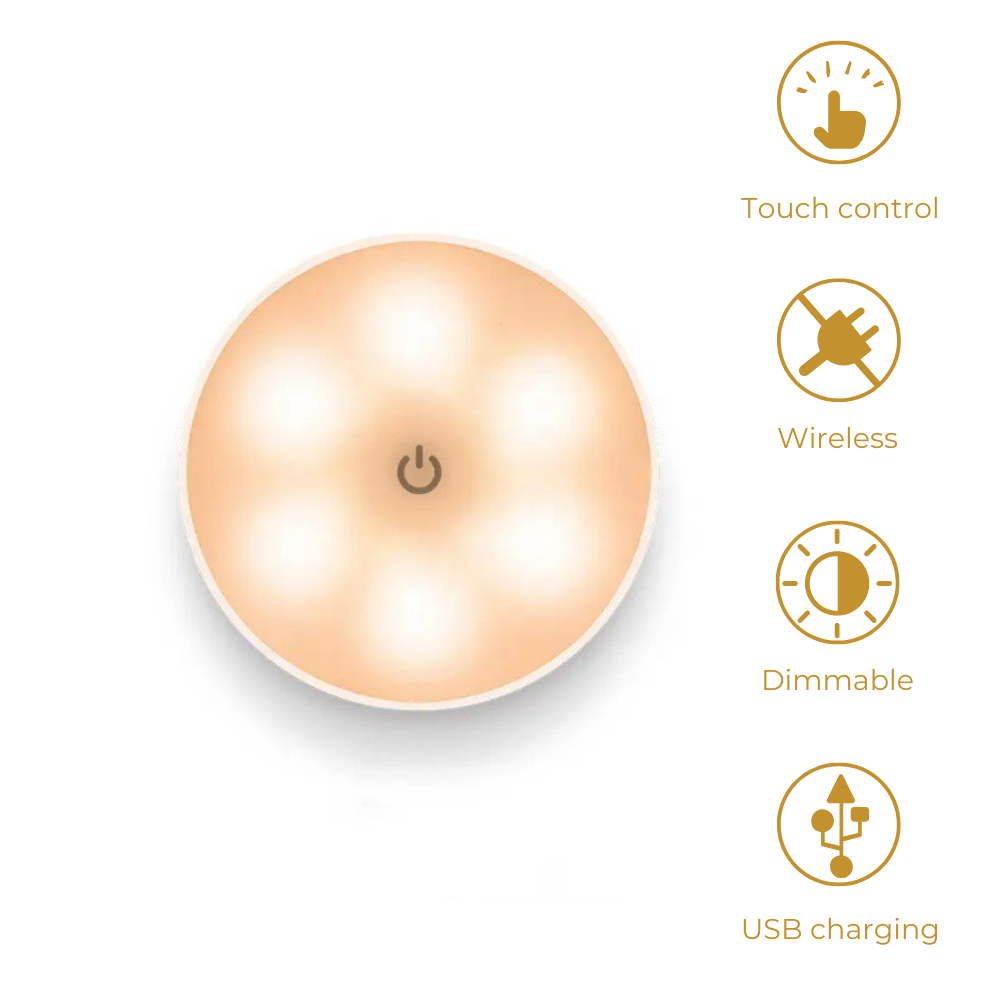 Lueas® Draadloze ledlamp – Warm/Wit licht