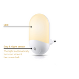 Lueas® LED-nachtlampje plug-in met lichtsensor