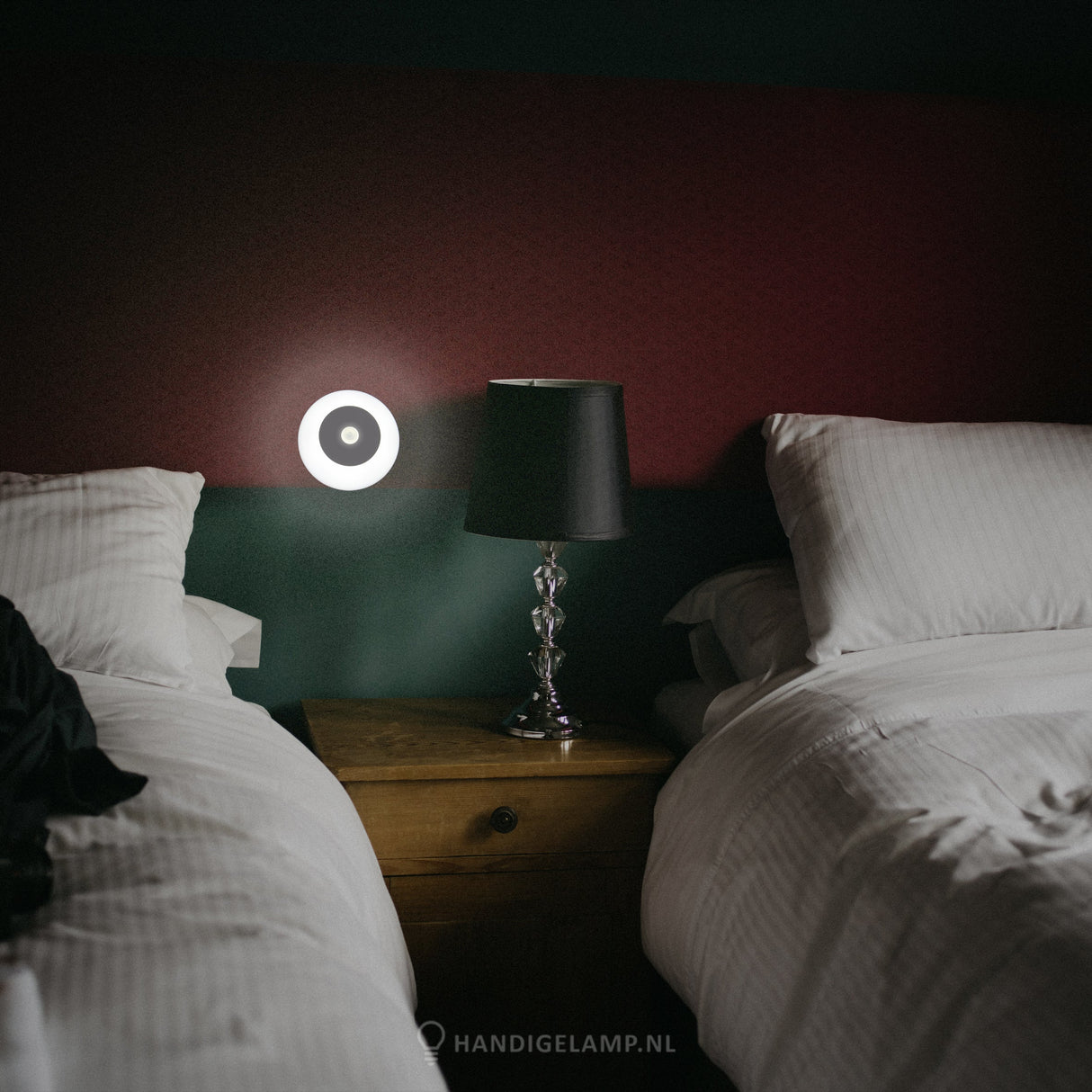 Draadloze nachtlamp met bewegingssensor