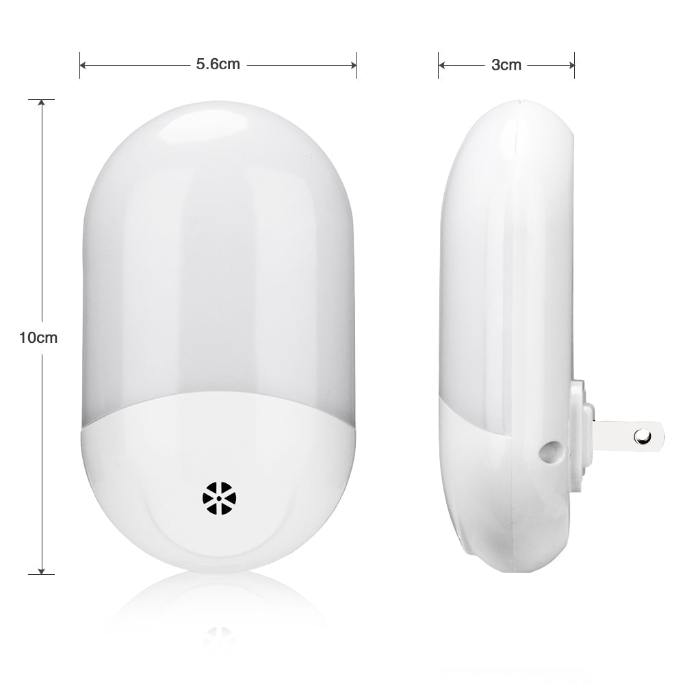 Lueas® LED-nachtlampje plug-in met lichtsensor