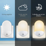 Lueas® LED-nachtlampje plug-in met lichtsensor