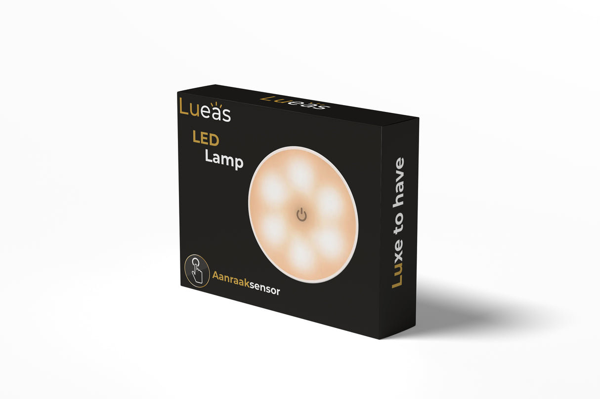Lueas® Draadloze ledlamp – Warm/Wit licht